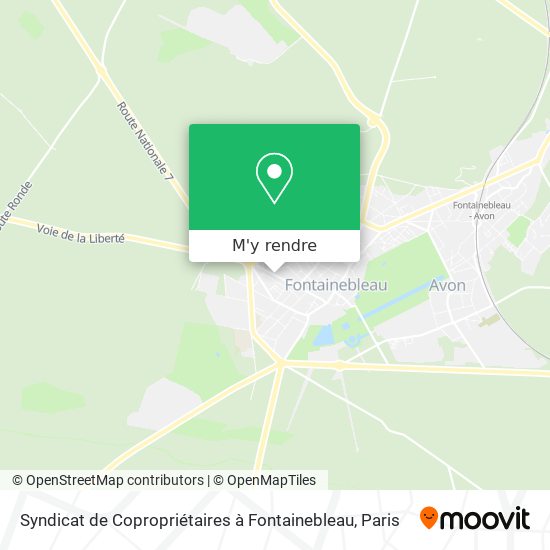 Syndicat de Copropriétaires à Fontainebleau plan