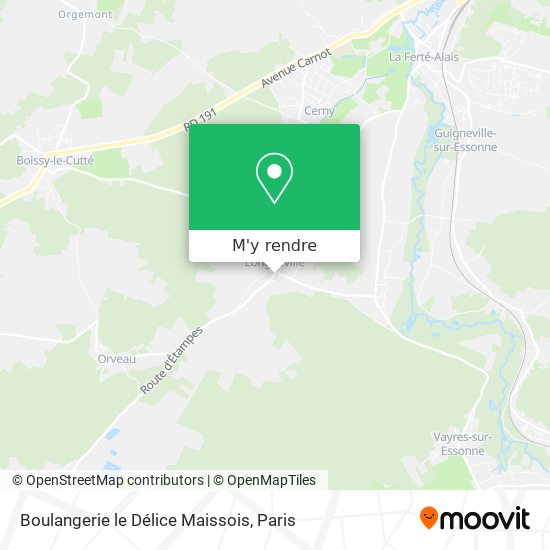 Boulangerie le Délice Maissois plan