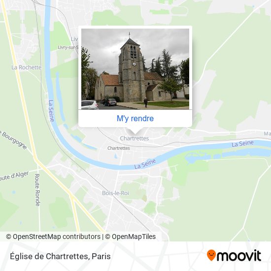 Église de Chartrettes plan