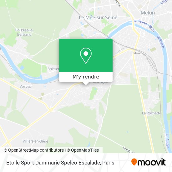 Etoile Sport Dammarie Speleo Escalade plan