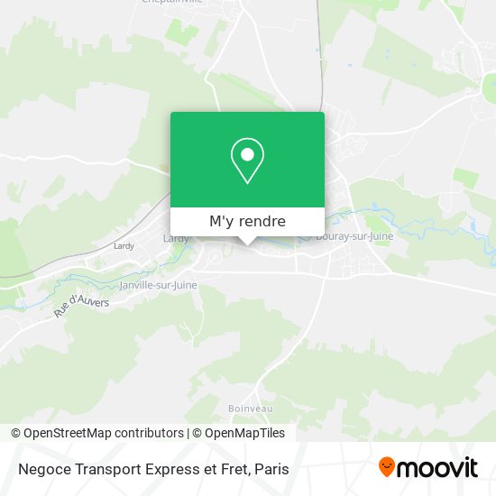 Negoce Transport Express et Fret plan