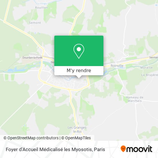 Foyer d'Accueil Médicalisé les Myosotis plan