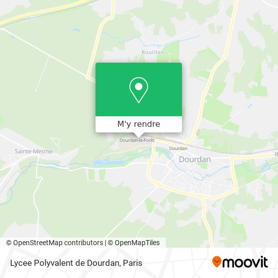 Lycee Polyvalent de Dourdan plan