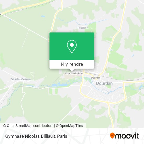 Gymnase Nicolas Billiault plan