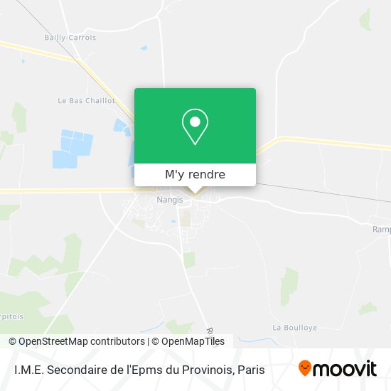 I.M.E. Secondaire de l'Epms du Provinois plan