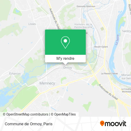 Commune de Ormoy plan