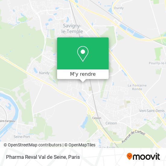 Pharma Reval Val de Seine plan