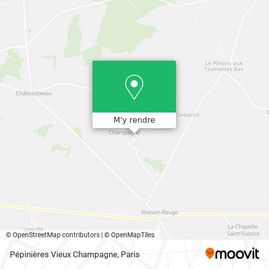 Pépinières Vieux Champagne plan