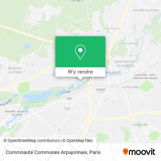 Commnauté Communes Arpajonnais plan