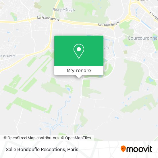 Salle Bondoufle Receptions plan