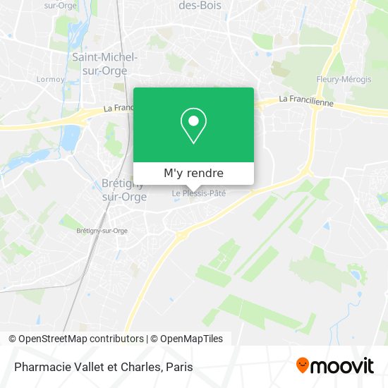 Pharmacie Vallet et Charles plan