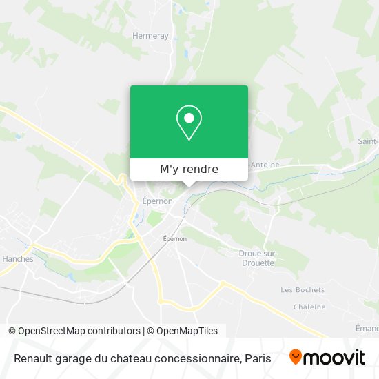 Renault garage du chateau concessionnaire plan