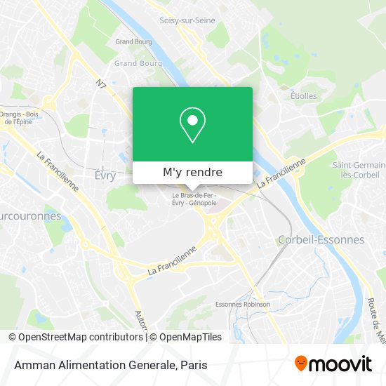 Amman Alimentation Generale plan