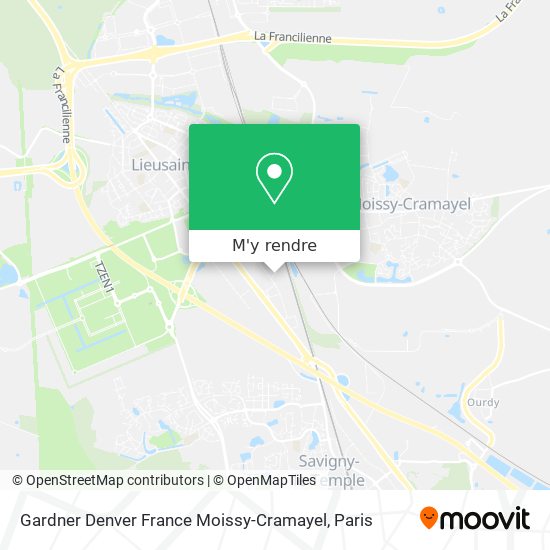 Gardner Denver France Moissy-Cramayel plan