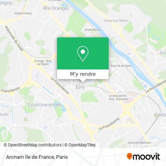 Arcnam Ile de France plan