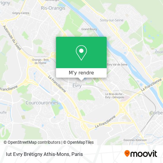 Iut Evry Brétigny Athis-Mons plan