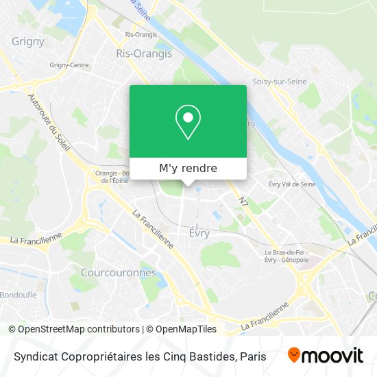 Syndicat Copropriétaires les Cinq Bastides plan