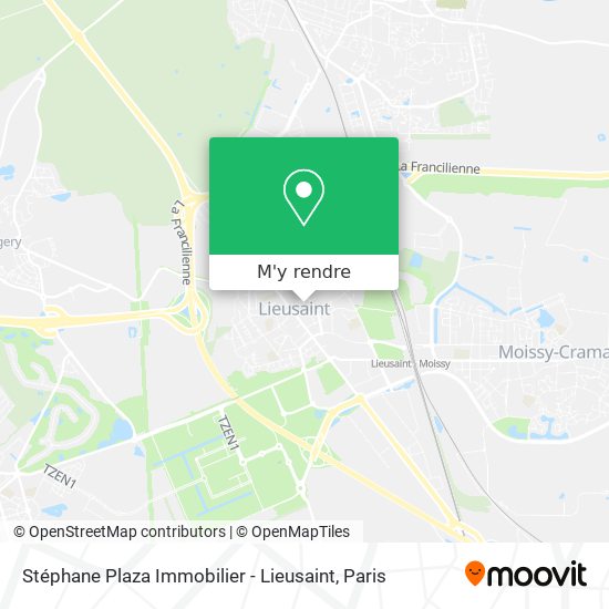 Stéphane Plaza Immobilier - Lieusaint plan