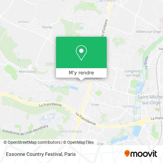 Essonne Country Festival plan