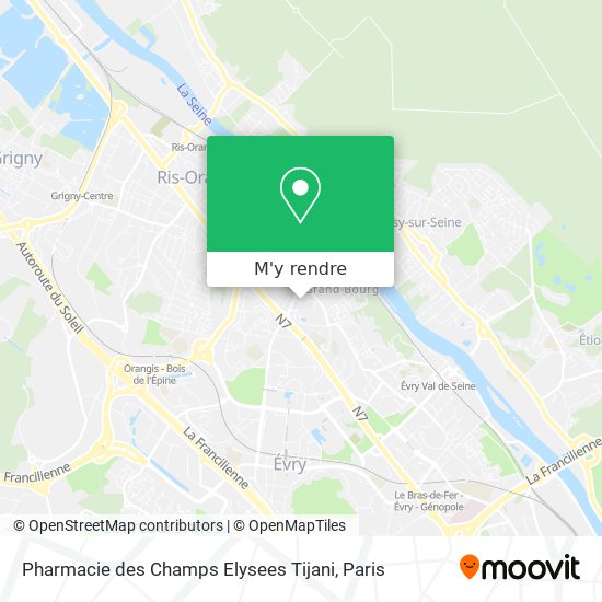 Pharmacie des Champs Elysees Tijani plan