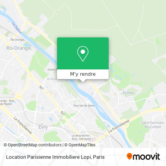 Location Parisienne Immobiliere Lopi plan