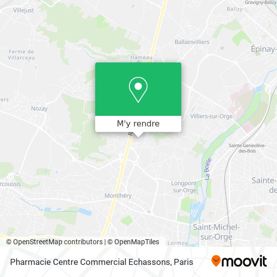 Pharmacie Centre Commercial Echassons plan