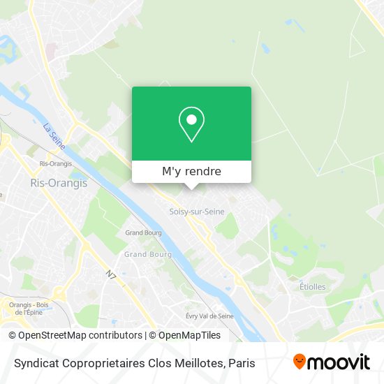 Syndicat Coproprietaires Clos Meillotes plan