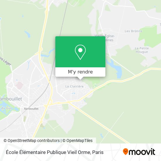 École Élémentaire Publique Vieil Orme plan