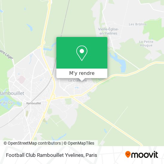Football Club Rambouillet Yvelines plan