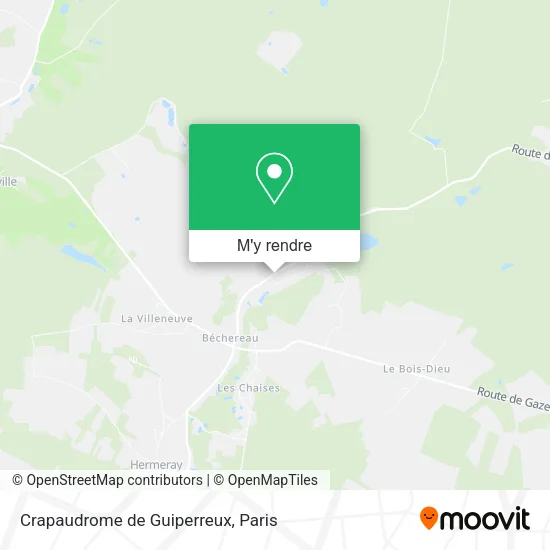 Crapaudrome de Guiperreux plan