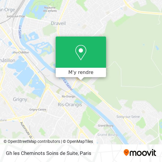 Gh les Cheminots Soins de Suite plan