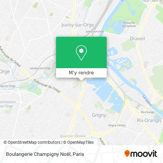 Boulangerie Champigny Noël plan