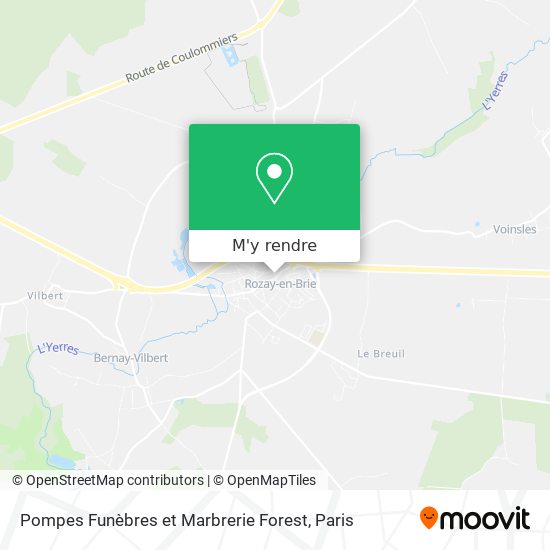 Pompes Funèbres et Marbrerie Forest plan