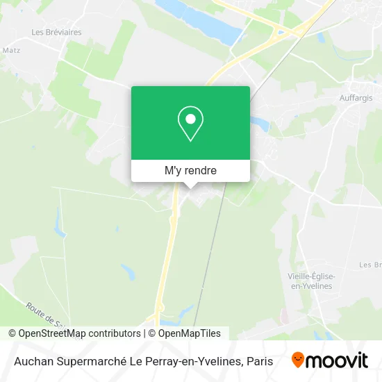 Auchan Supermarché Le Perray-en-Yvelines plan