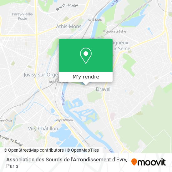 Association des Sourds de l'Arrondissement d'Evry plan