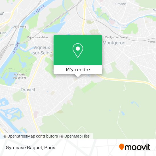 Gymnase Baquet plan