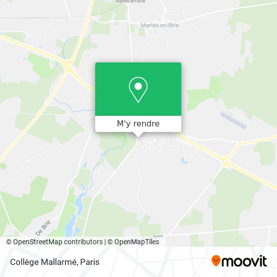 Collège Mallarmé plan