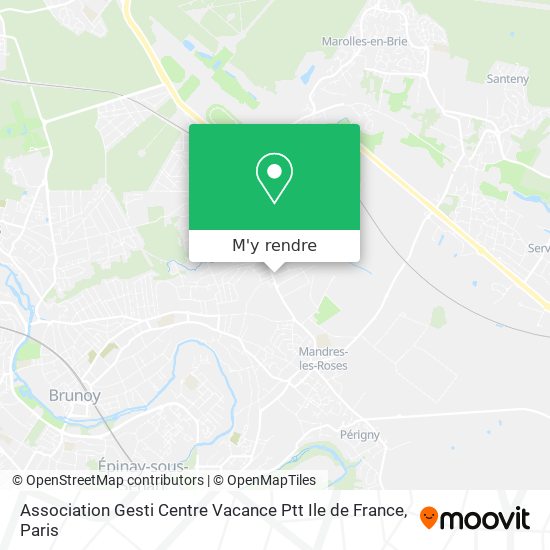 Association Gesti Centre Vacance Ptt Ile de France plan