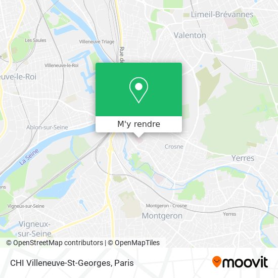 CHI Villeneuve-St-Georges plan