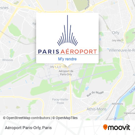 Aéroport Paris-Orly plan