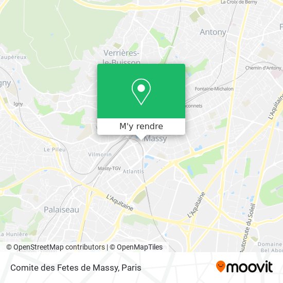 Comite des Fetes de Massy plan