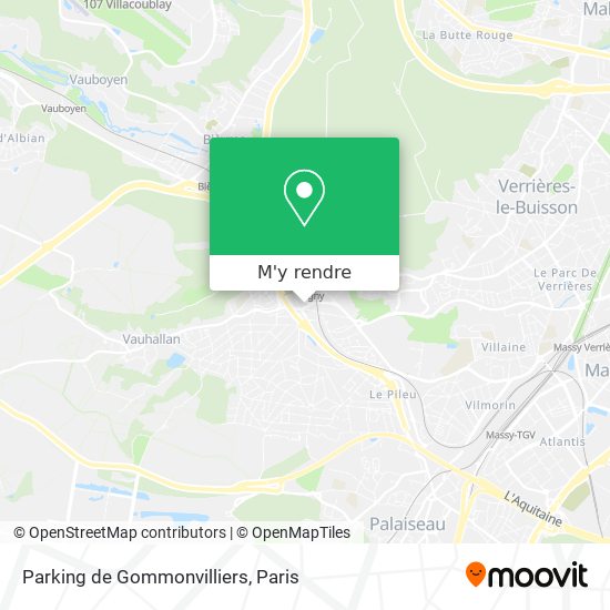 Parking de Gommonvilliers plan