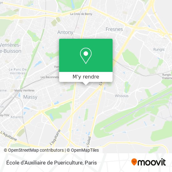 École d'Auxiliaire de Puericulture plan