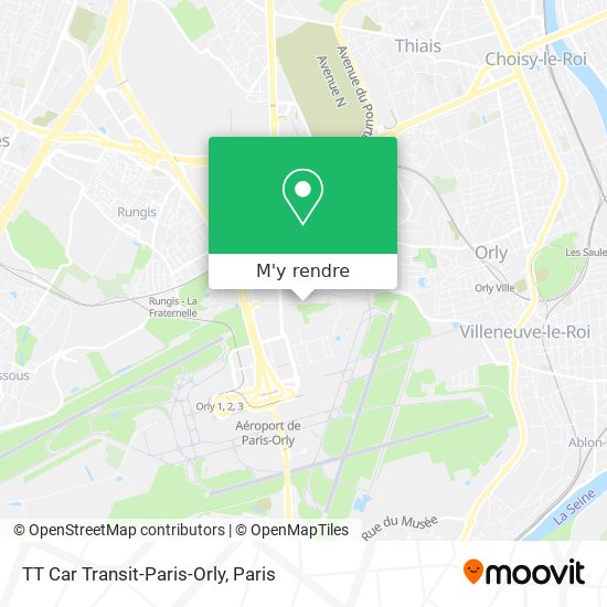 TT Car Transit-Paris-Orly plan