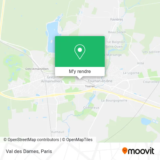 Val des Dames plan
