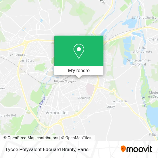 Lycée Polyvalent Édouard Branly plan