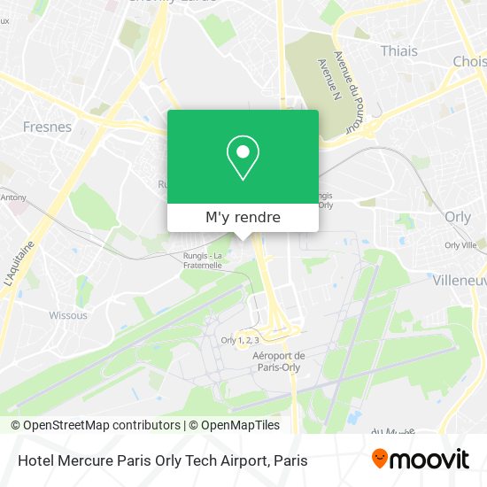 Hotel Mercure Paris Orly Tech Airport plan