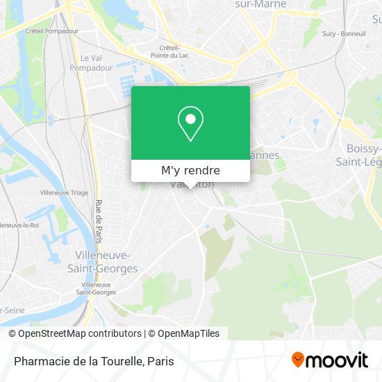 Pharmacie de la Tourelle plan