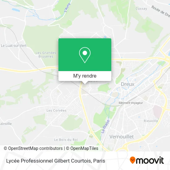 Lycée Professionnel Gilbert Courtois plan