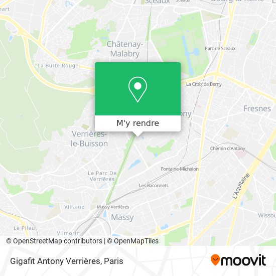 Gigafit Antony Verrières plan